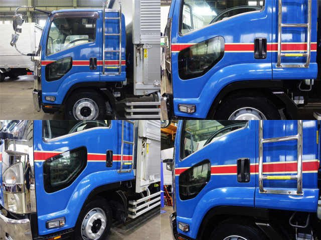 Isuzu forward 6studs large Aluminium Wing body LKG-FTR34S2(79287) 8枚目