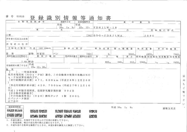 日野 レンジャー 中型 ウィング BDG-FD8JLWA(1994) 20枚目