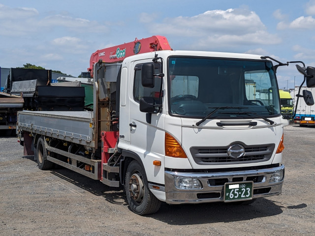 日野 レンジャー 増トン 平ボディ（クレーン付） QKG-FE7JPAG(109874) 2枚目