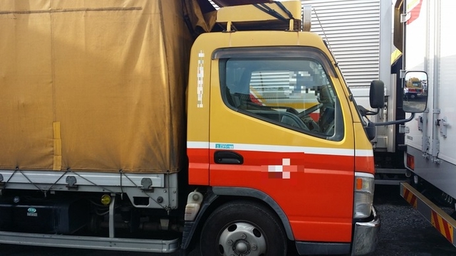 三菱ふそう キャンター 小型 幌車 PA-FE82DE(1147) 2枚目