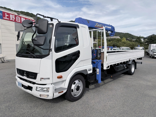 三菱ふそう ファイター 中型 平ボディ（クレーン付） 2KG-FK62F(112542) 1枚目