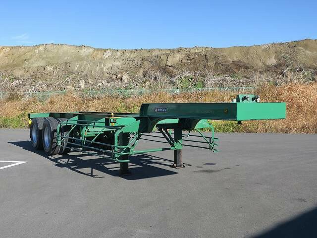 Tokyu 20ft container chassis trailer TC-204(37163) 2枚目