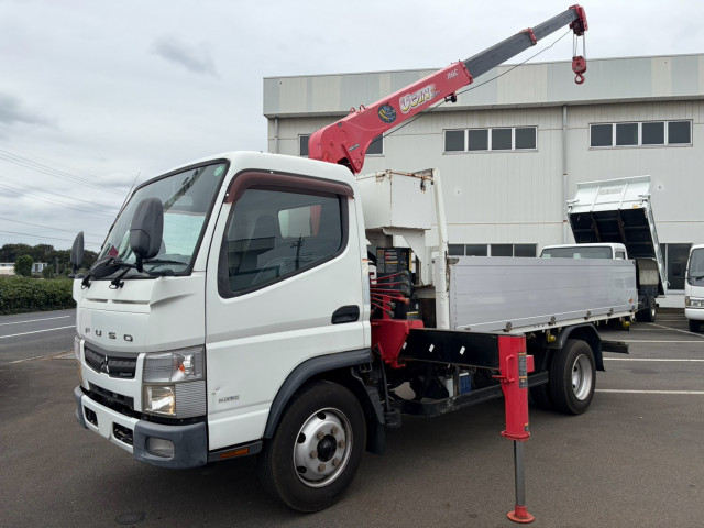 三菱ふそう キャンター 小型 平ボディ（クレーン付） TKG-FEA80(112728) 2枚目
