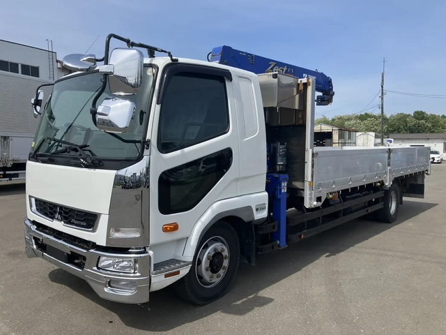 三菱ふそう ファイター 増トン 平ボディ（クレーン付） 2KG-FK62FZ(106806) 1枚目