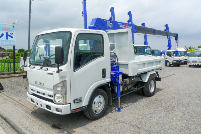 いすゞ エルフ 小型 平ボディ（クレーン付） TKG-NMR85N(110311) 7枚目