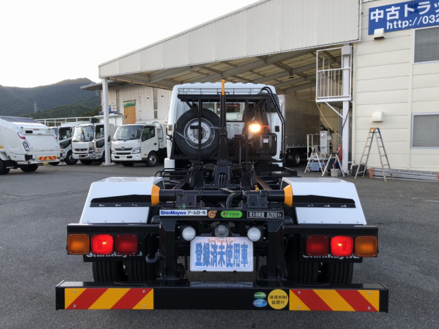 Mitsubishi Fuso fighter 6studs large Arm roll trucks  2KG-FK62FZ(88934) 3枚目