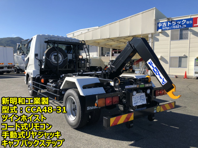 Mitsubishi Fuso fighter 6studs large Arm roll trucks  2KG-FK62FZ(88934) 6枚目