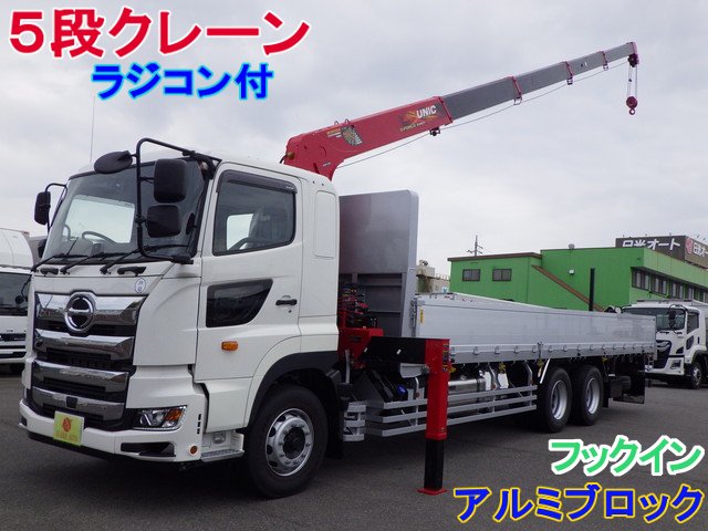 日野 - 大型 平ボディ（クレーン付） 2DG-FS1AHE(107312) 1枚目