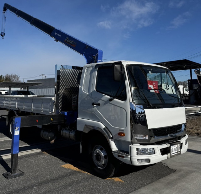 三菱ふそう ファイター 中型 平ボディ（クレーン付） 2KG-FK61F(85777) 1枚目
