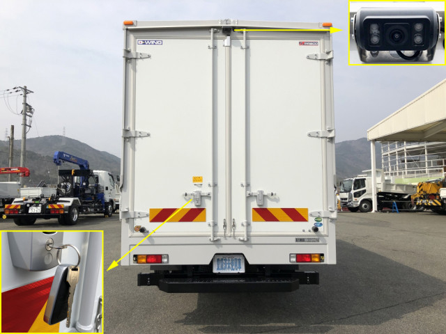 Mitsubishi Fuso canter Small Aluminium Wing body 2PG-FEB90(89148) 3枚目