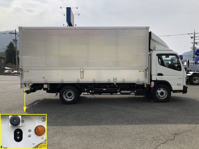 Mitsubishi Fuso canter Small Aluminium Wing body 2PG-FEB90(89148) 24枚目