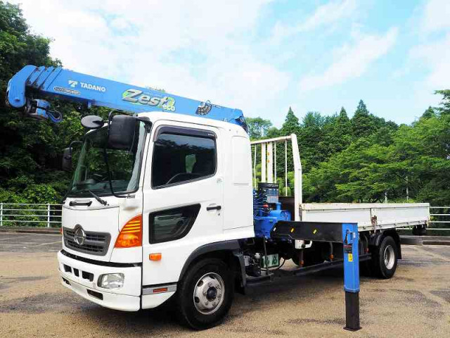 日野 レンジャー 中型 クレーン付き TKG-FD9JKAA(90028) 1枚目