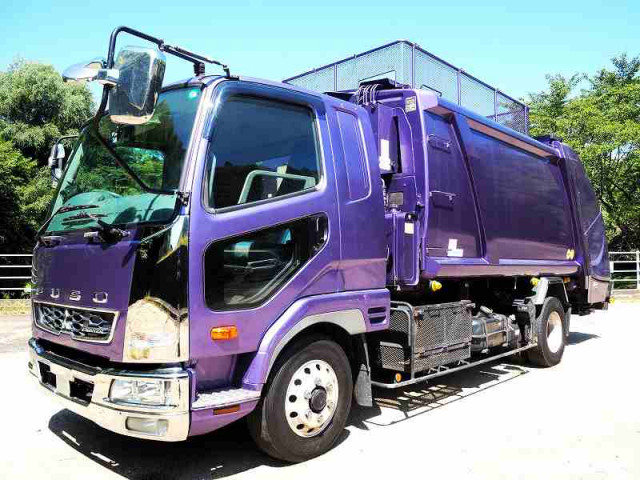 三菱ふそう ファイター 中型 塵芥車（プレス式） TKG-FK61F(90088) 1枚目