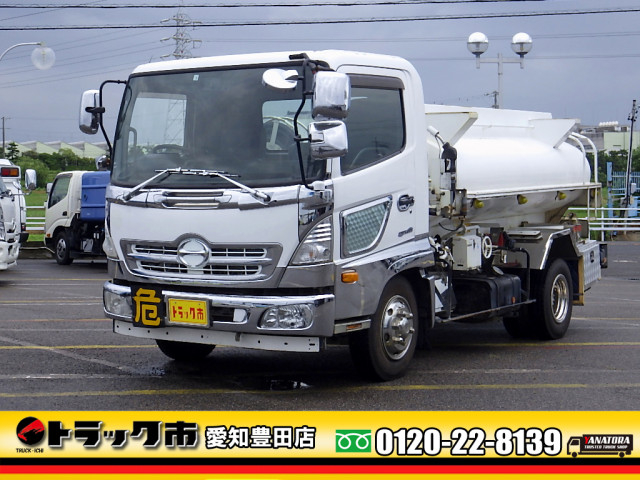 日野 レンジャー 中型 タンクローリー TKG-FC9JDAA(90127) 1枚目