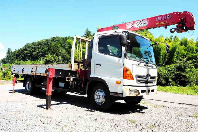 日野 レンジャー 中型 クレーン付き BKG-FC7JKYA(90505) 7枚目