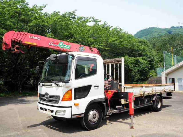 日野 レンジャー 中型 クレーン付き BKG-FC7JKYA(90524) 1枚目