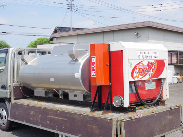 三菱ふそう キャンター 小型 タンクローリー PA-FG70DB(90623) 8枚目