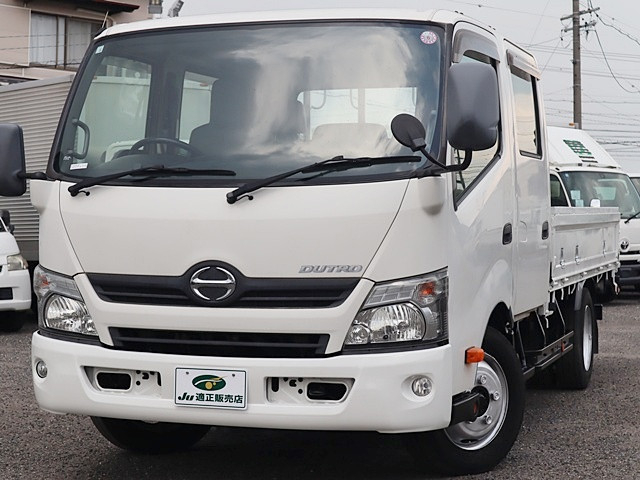 日野 デュトロ 小型 Wキャブ TKG-XZU710M(91535) 2枚目