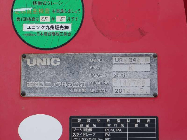 日野 レンジャー 中型 クレーン付き TKG-FC9JKAP(91601) 11枚目