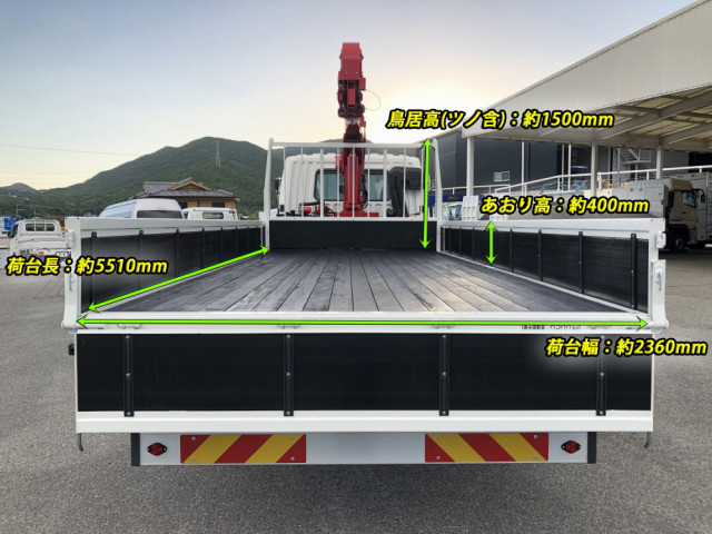 Mitsubishi Fuso fighter 6studs large Crane equipped trucks 2KG-FK62FZ(91772) 8枚目