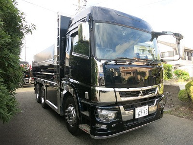 三菱ふそう スーパーグレート 大型 土砂ダンプ 2PG-FV70HX(92163) 1枚目