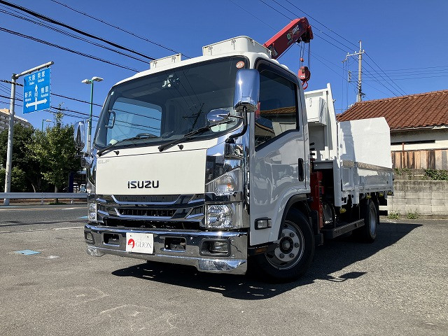 いすゞ エルフ 小型 平ボディ（クレーン付） TPG-NPR85AR(112798) 1枚目
