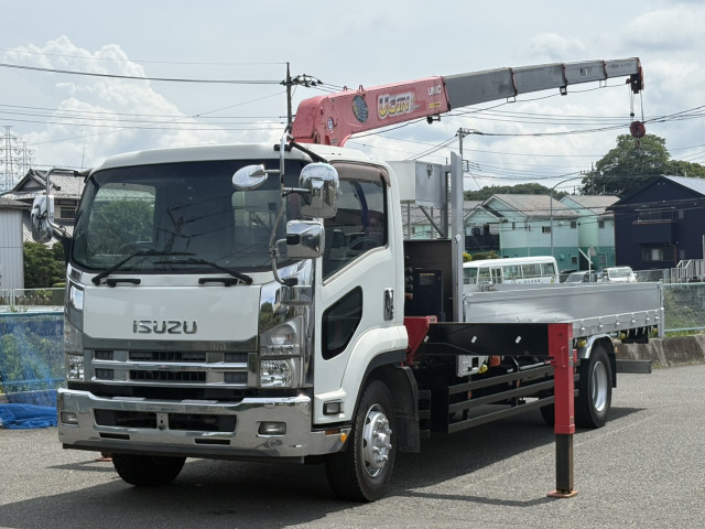 いすゞ フォワード 増トン 平ボディ（クレーン付） LPG-FTR90S2(109659) 1枚目