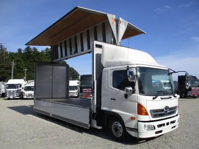 日野 レンジャー 小型 アルミウィング TKG-FD7JLAA(93759) 10枚目
