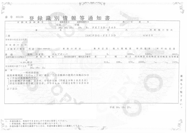 三菱ふそう キャンター 小型 平ボディ（クレーン付） PDG-FE73D(2257) 29枚目