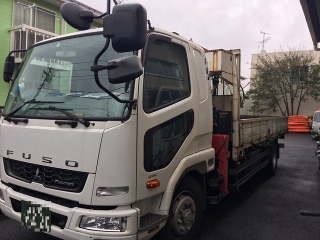 三菱ふそう ファイター 増トン 平ボディ（クレーン付） QKG-FK62FZ(2240) 3枚目