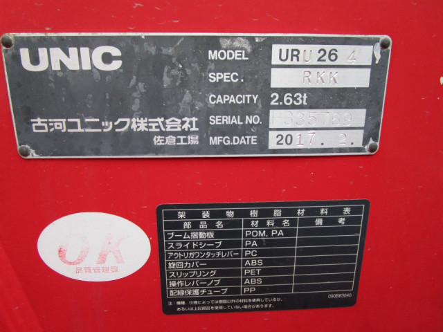 いすゞ エルフ 小型 クレーン付き TPG-NKR85R(94589) 22枚目