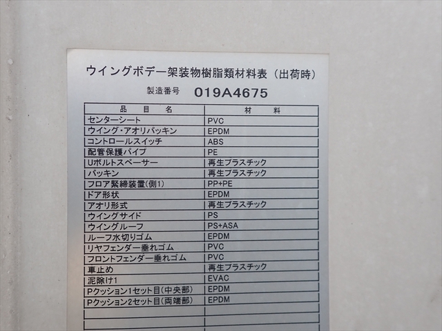 UDトラックス(日産) クオン 大型 アルミウィング 2PG-CG5CA(94616) 74枚目