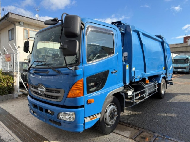 Hino ranger 6studs large Packer compress trucks QKG-FJ7JGAA(97818) 1枚目
