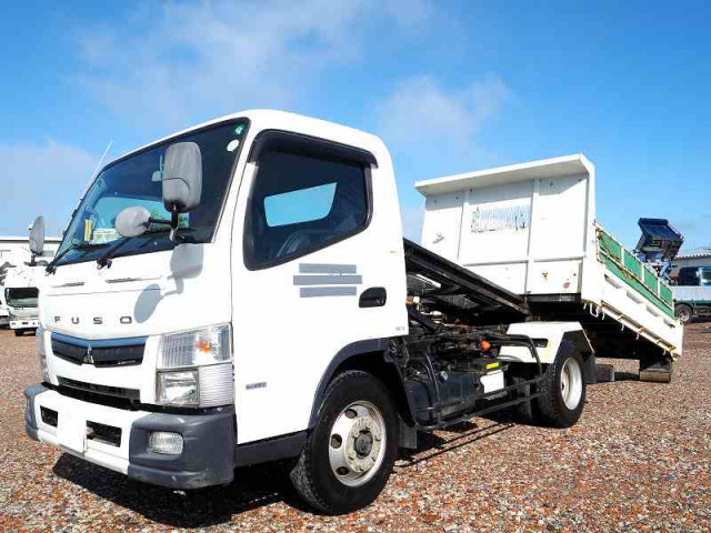 三菱ふそう キャンター 小型 土砂ダンプ 2PG-FEBM0(95479) 1枚目
