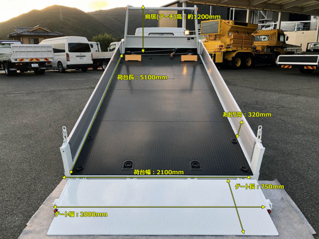 Mitsubishi Fuso canter Small Vehible loader 2PG-FEB90(95511) 9枚目