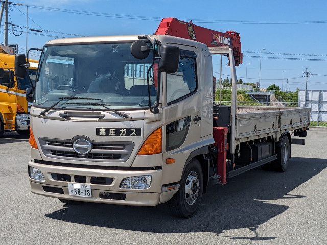 日野 レンジャー 中型 クレーン付き TKG-FD7JMAG(95645) 1枚目