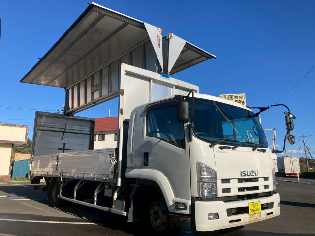 いすゞ フォワード 中型 アルミウィング TKG-FRR90T2(95740) 7枚目