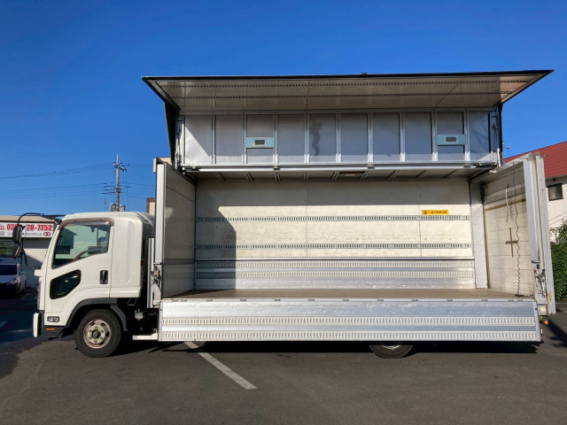 いすゞ フォワード 中型 アルミウィング TKG-FRR90T2(95740) 9枚目