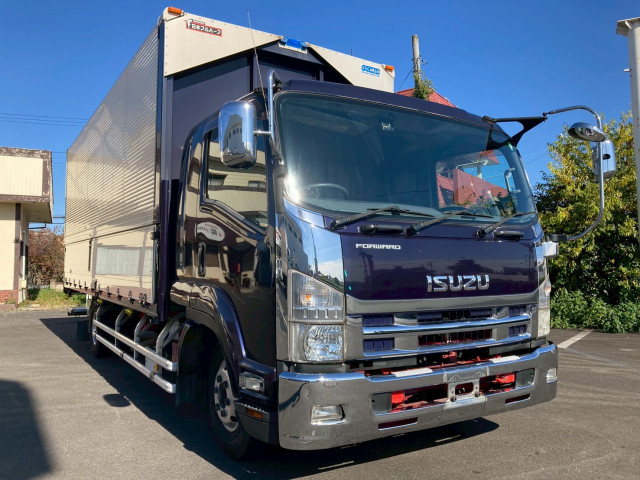 いすゞ フォワード 中型 アルミウィング TKG-FRR90S2(95766) 6枚目