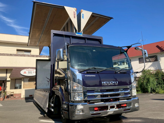 いすゞ フォワード 中型 アルミウィング TKG-FRR90S2(95766) 7枚目