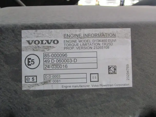 ボルボ 小型 トラクタ（シングル） 2DG-KA2TEA2(95901) 54枚目