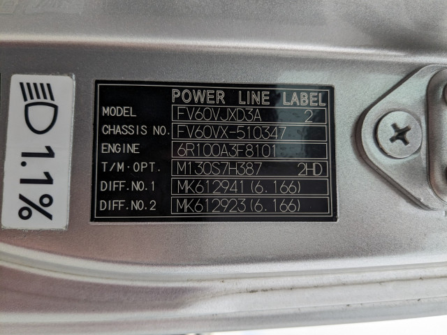 三菱ふそう スーパーグレート 大型 土砂ダンプ QKG-FV60VX(96159) 2枚目