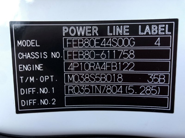 三菱ふそう キャンター 小型 クレーン付き 2PG-FEB80(96382) 48枚目