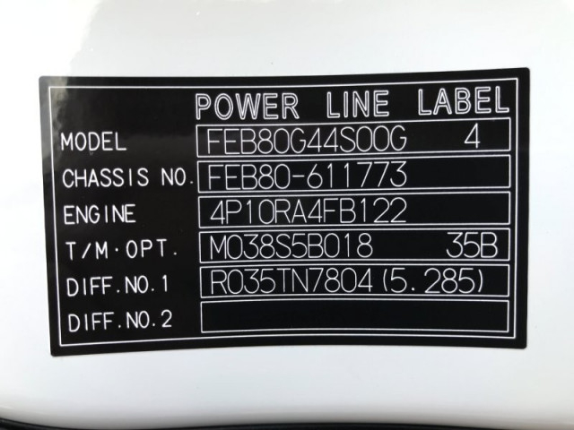 三菱ふそう キャンター 小型 クレーン付き 2PG-FEB80(96384) 36枚目