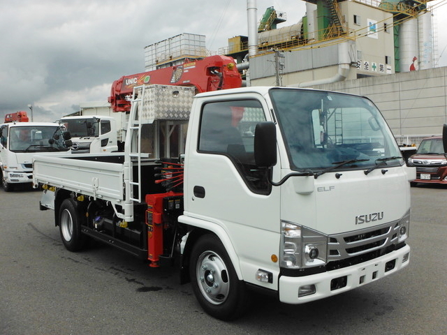 いすゞ エルフ 小型 平ボディ（クレーン付） 2RG-NKR88R(34747) 2枚目