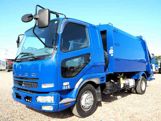 三菱ふそう ファイター 中型 塵芥車（プレス式） PA-FK61F(96724) 1枚目