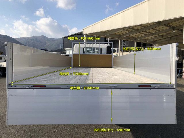 日野 レンジャー 増トン 平ボディ 2KG-FE2ACA(96864) 9枚目