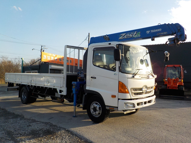 日野 レンジャー 中型 クレーン付き BKG-FC7JKYA(96994) 3枚目