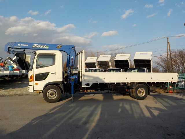 日野 レンジャー 中型 クレーン付き BKG-FC7JKYA(96994) 8枚目