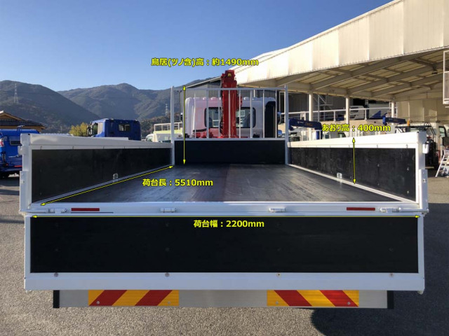 日野 レンジャー 増トン 平ボディ（クレーン付） 2KG-FE2ACA(97390) 3枚目